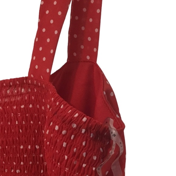 Ya Ya & co. crop top, small, red with white polka dots - Picture 7 of 9